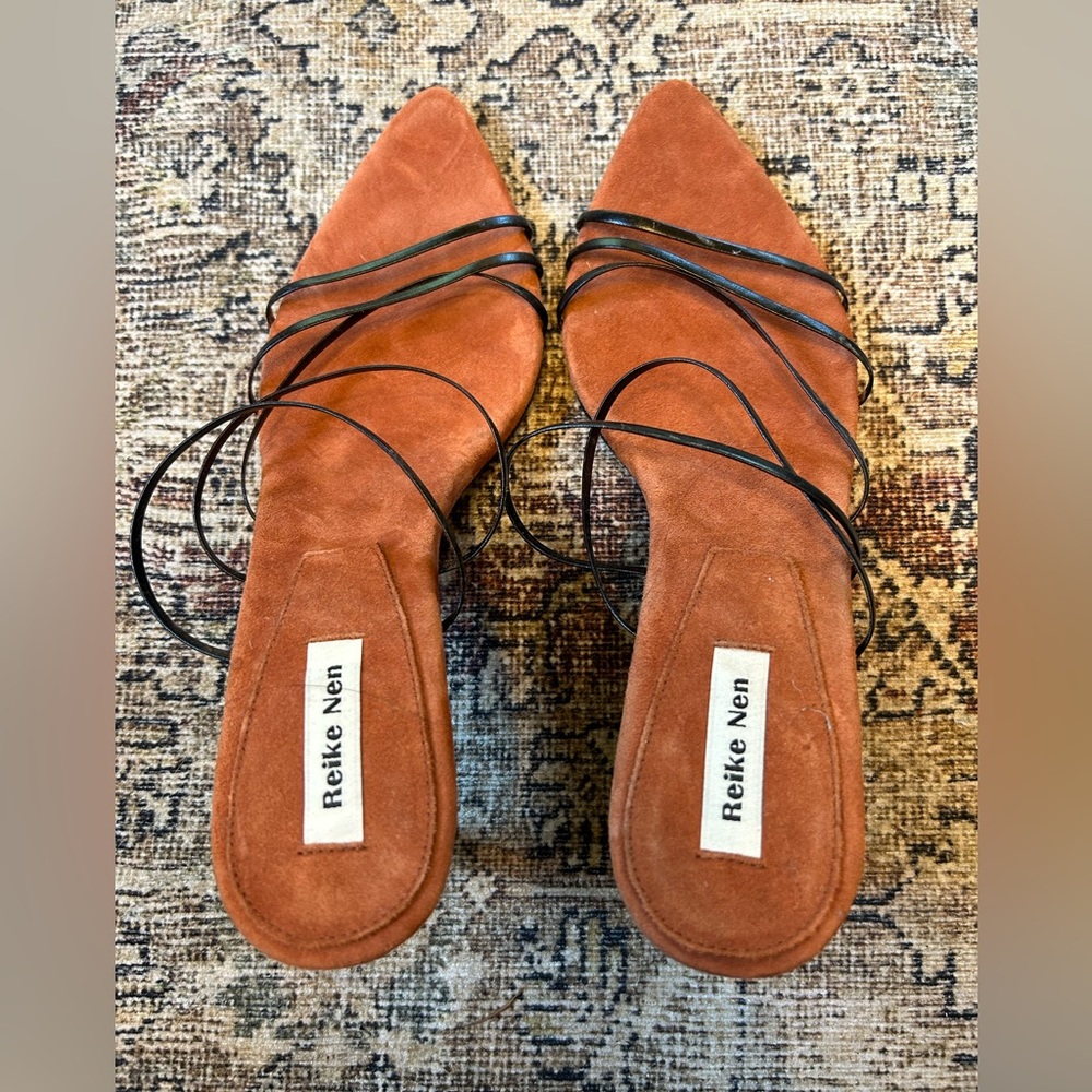 Reike Nen Women's Almond Toe Strappy Heels - Brand New, Never Worn